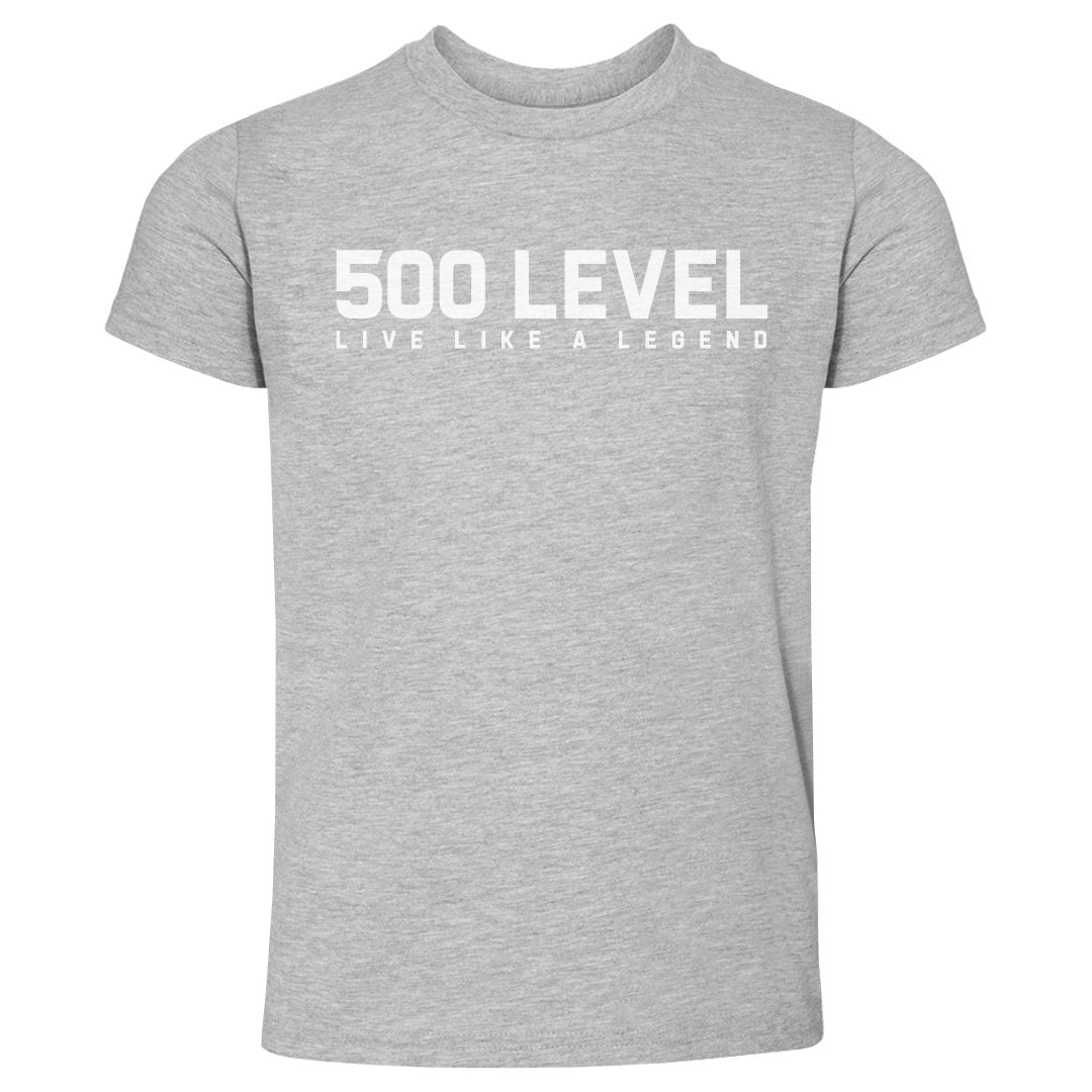 500 LEVEL Wordmark WHT