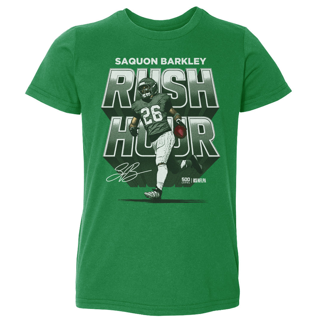 Saquon Barkley Philadelphia Rush Hour WHT