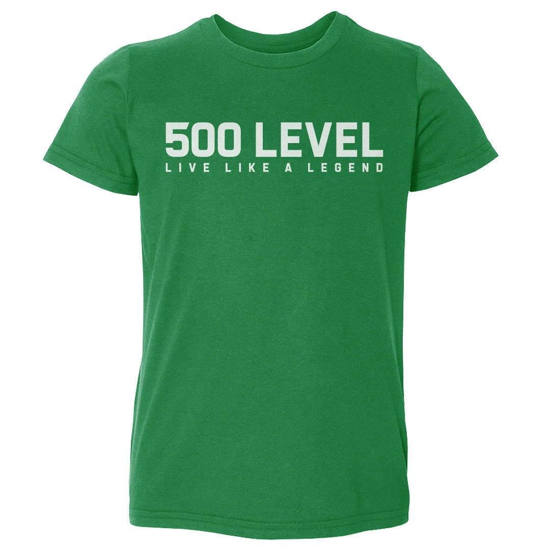 500 LEVEL Wordmark WHT