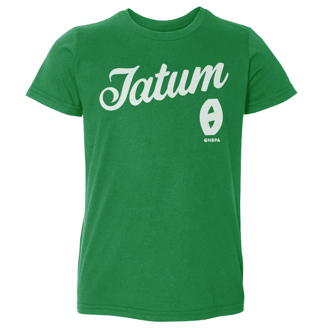 Jayson Tatum Boston Script WHT