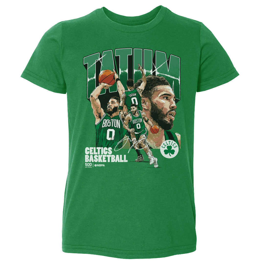Jayson Tatum Boston Celtics Collage WHT