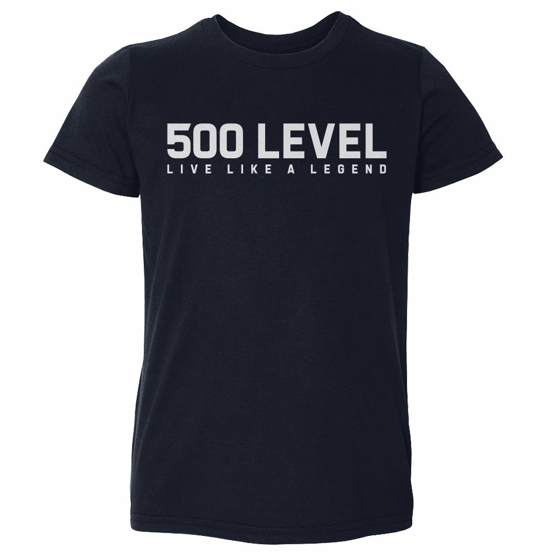500 LEVEL Wordmark WHT