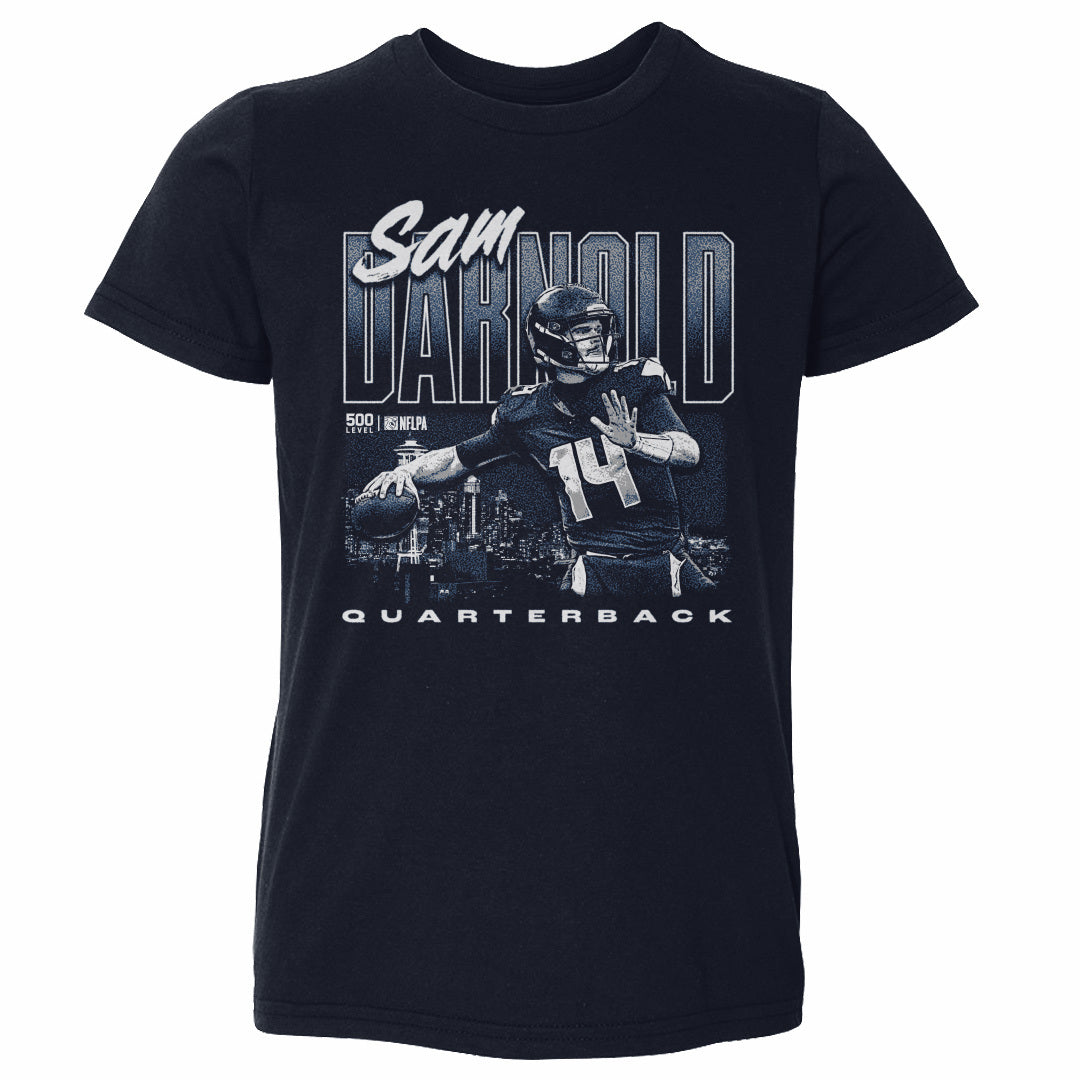 Sam Darnold Seattle Bitmap WHT