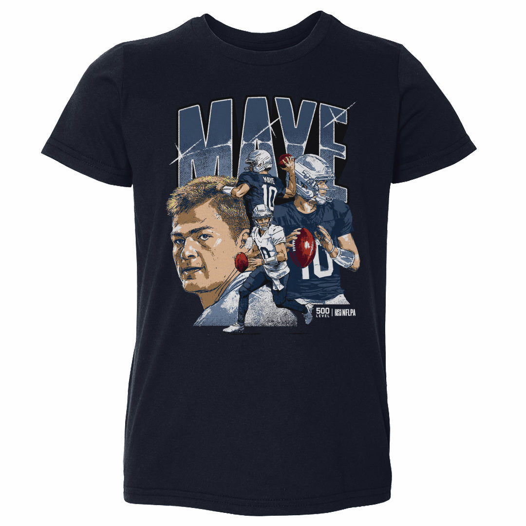 Drake Maye New England Collage WHT