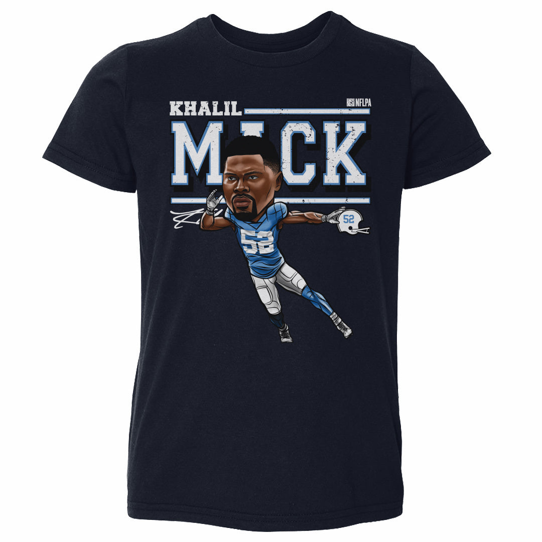 Khalil Mack Los Angeles C Cartoon WHT
