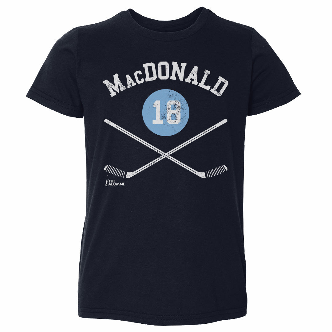 Lowell MacDonald Pittsburgh 18 Sticks WHT