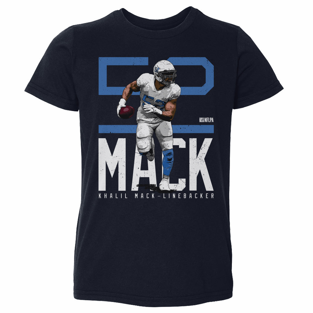 Khalil Mack Los Angeles C Bold Number WHT