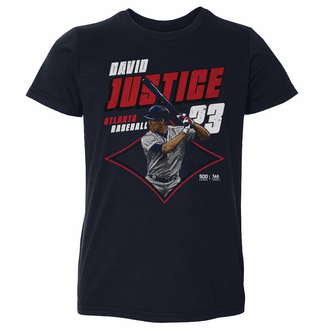 David Justice Atlanta Diamond WHT