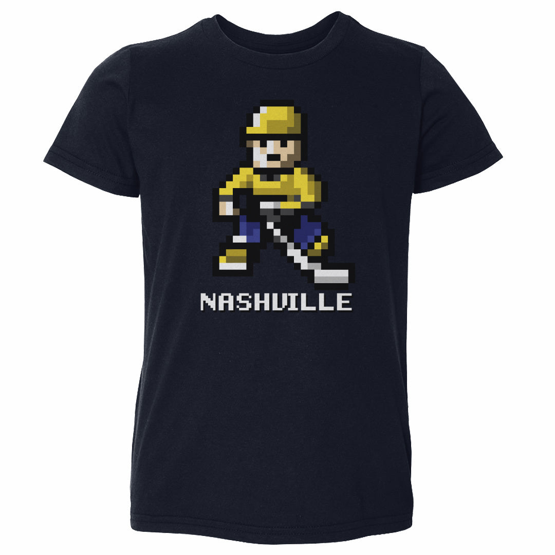 Nashville Hockey 8-bit WHT