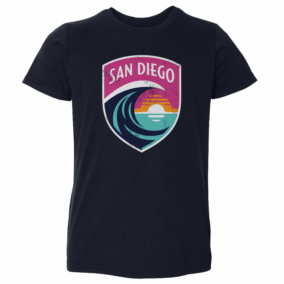 San Diego Wave FC Vintage Primary Logo WHT