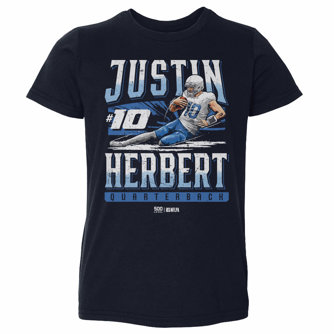 Justin Herbert Los Angeles C Slide WHT