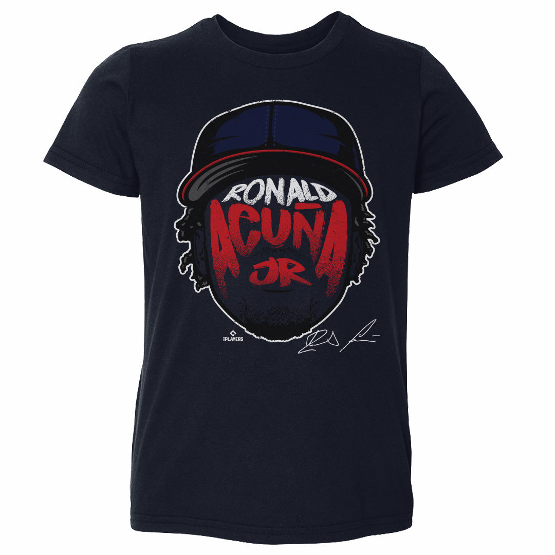 Ronald Acuna Jr. Player Silhouette WHT