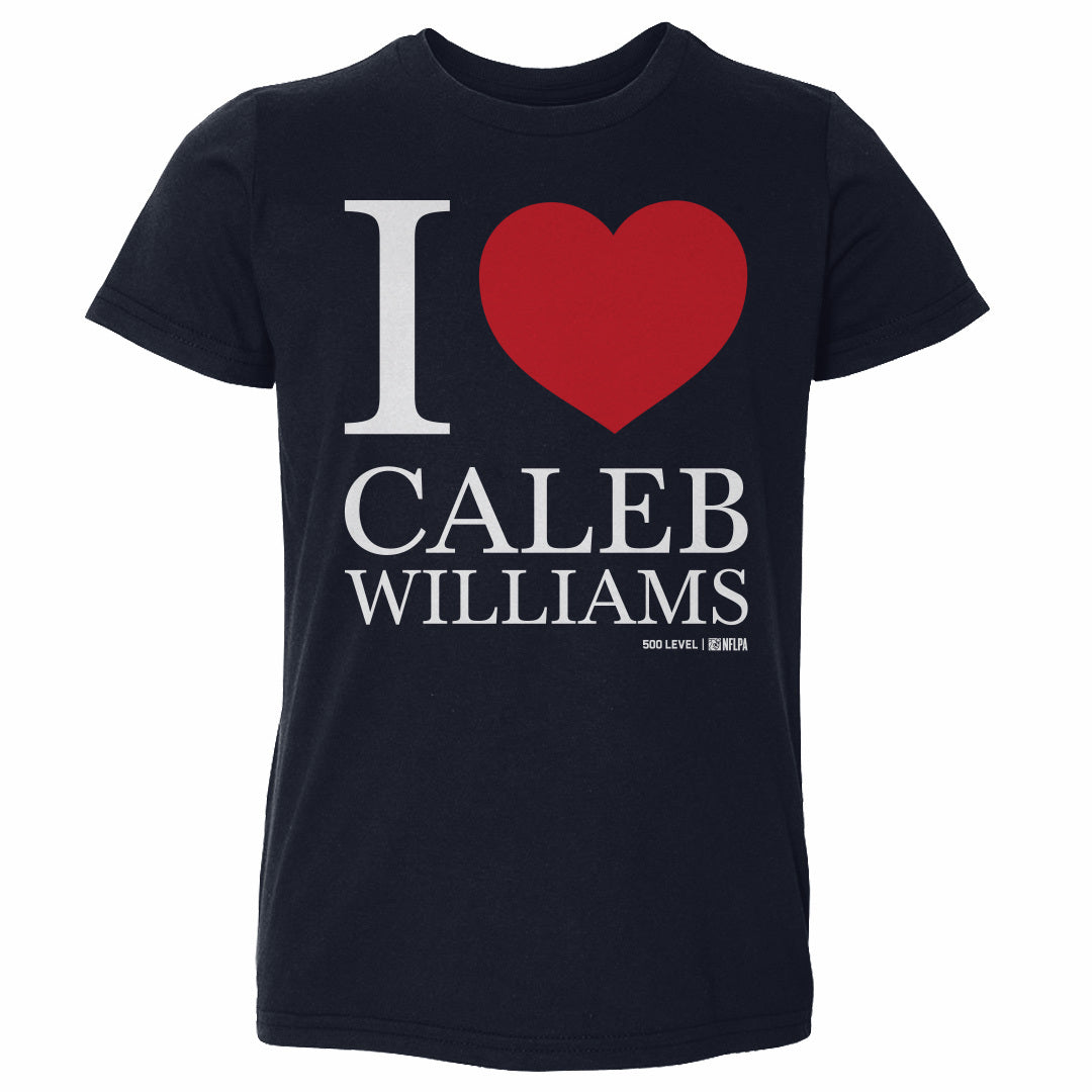 Caleb Williams Chicago I Love WHT