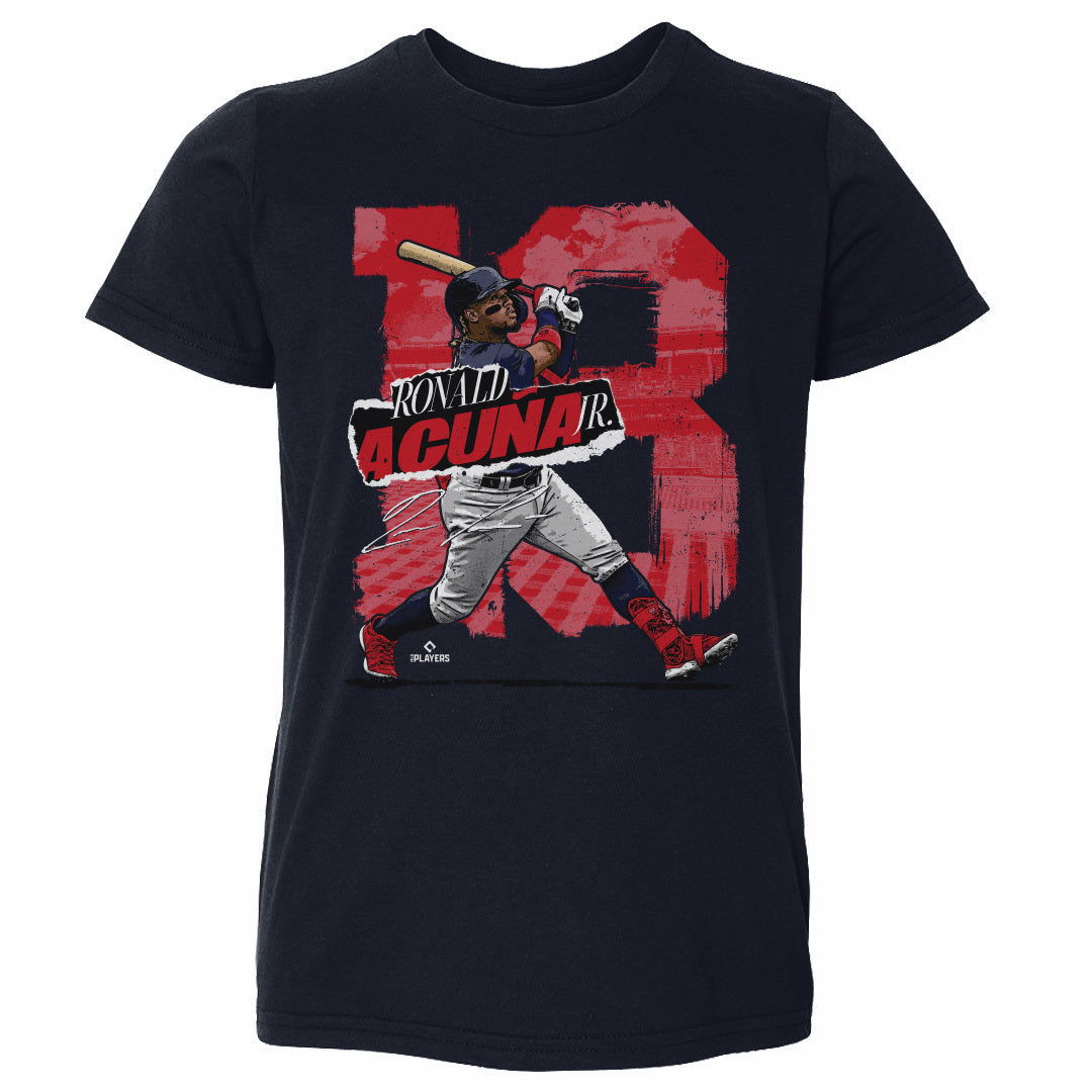 Ronald Acuna Jr. Atlanta Rough WHT