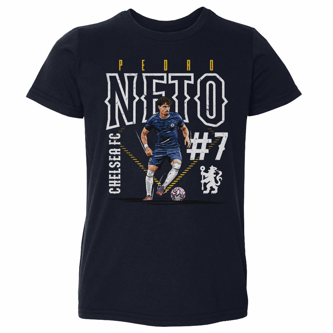 Pedro Neto Chelsea FC Outline Number WHT