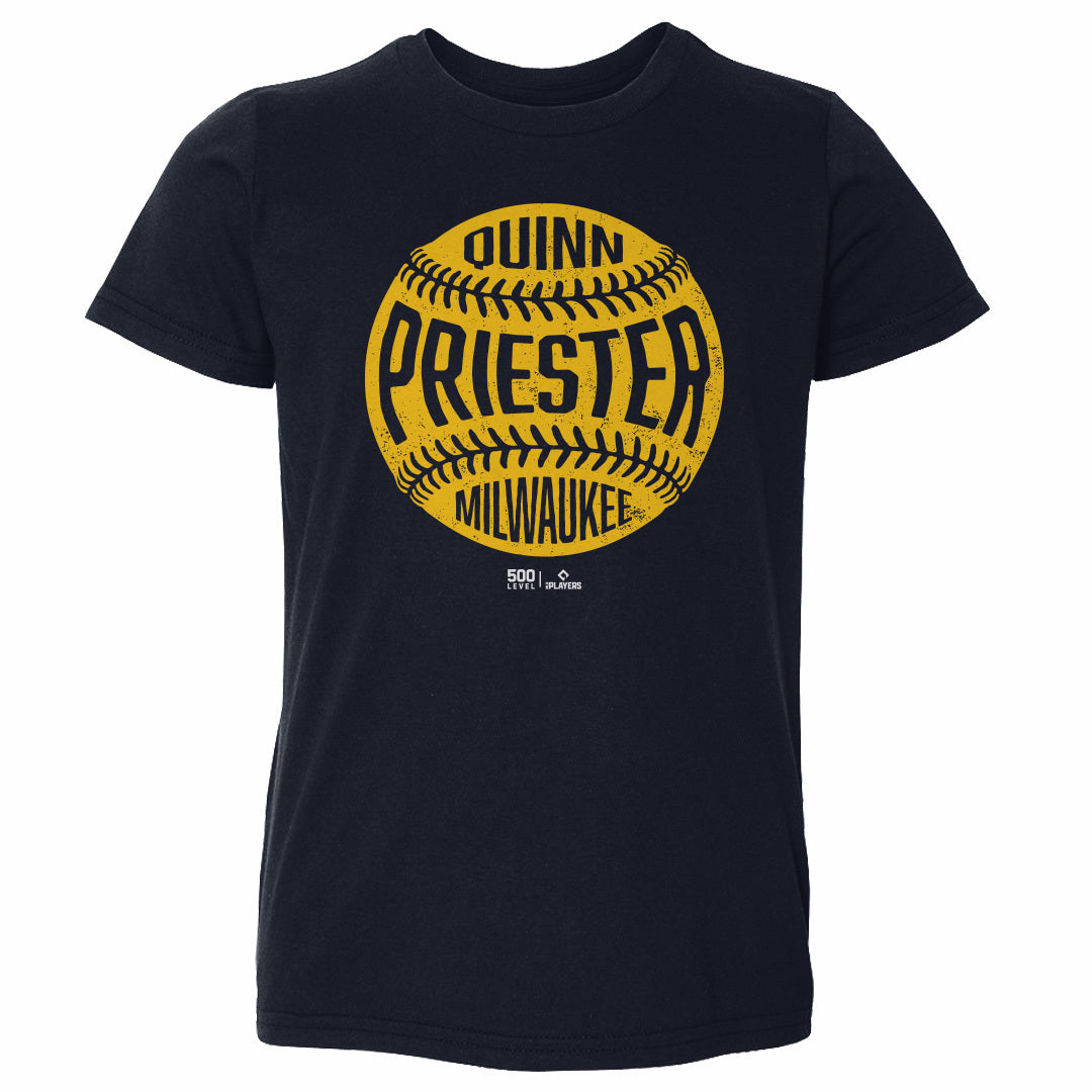Quinn Priester Milwaukee Vintage Baseball WHT