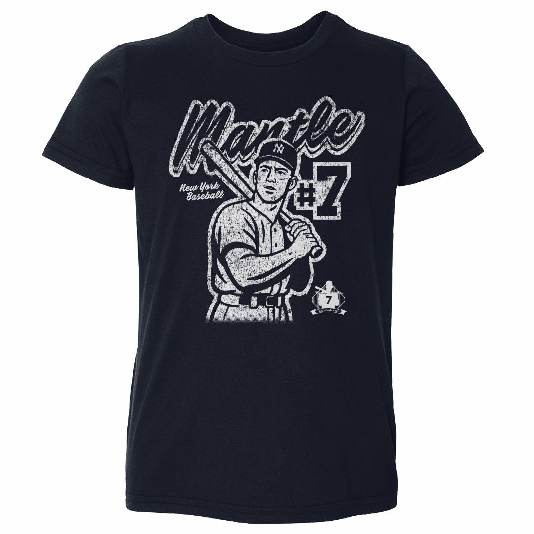 Mickey Mantle New York Y Retro WHT