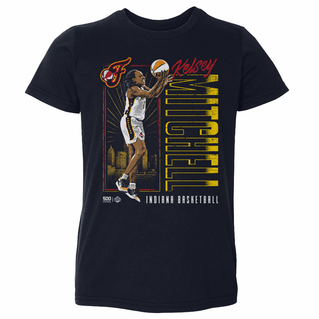 Kelsey Mitchell Indiana Fever Vertical Name WHT