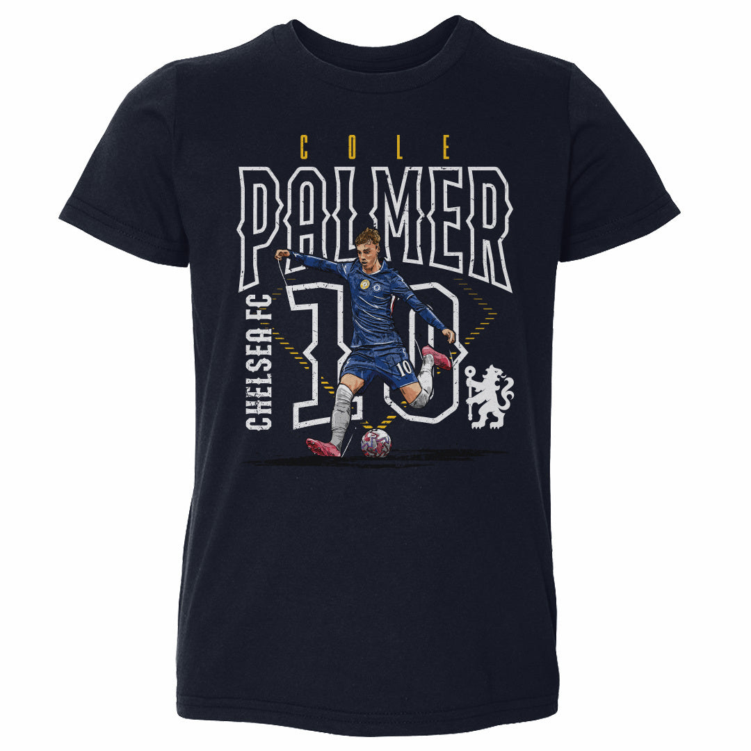 Cole Palmer Chelsea FC Outline Number WHT