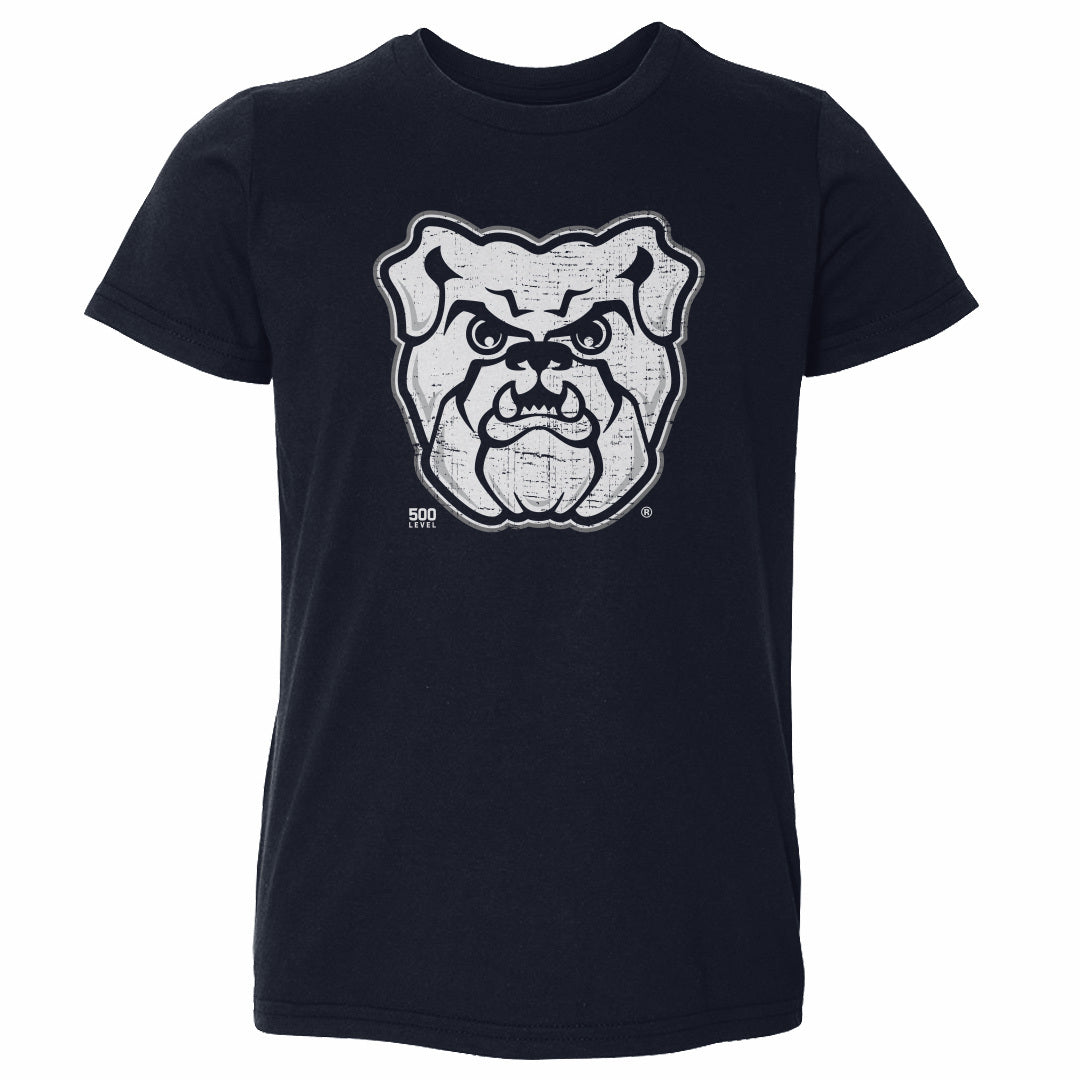 Butler Bulldogs Bulldog Vintage Logo WHT