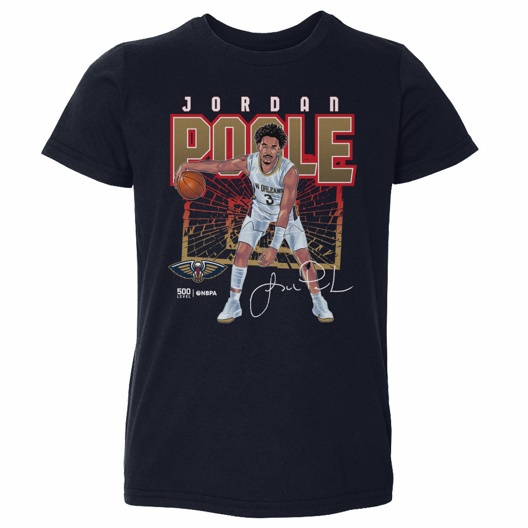 Jordan Poole New Orleans Pelicans Shattered WHT