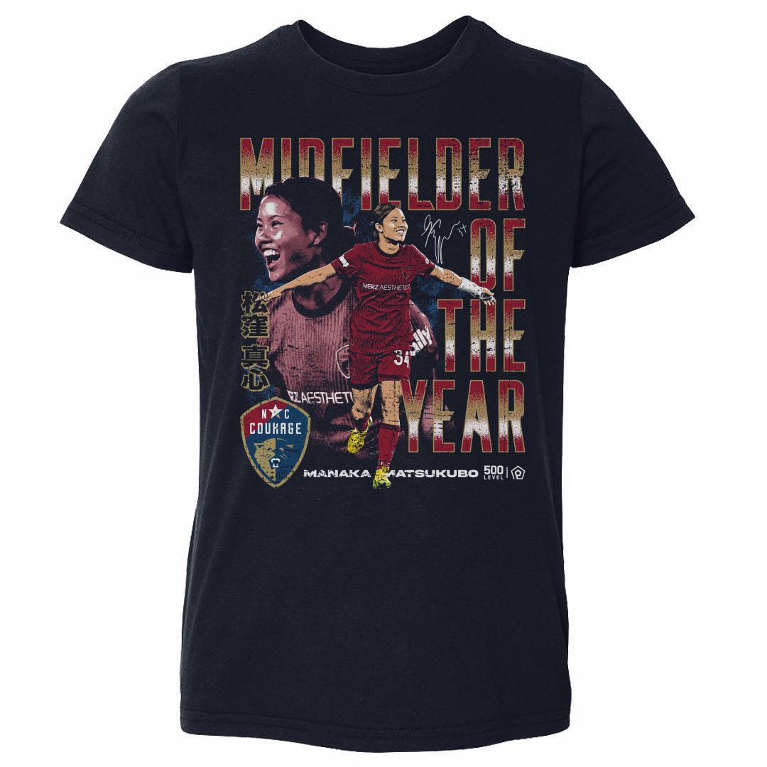 Manaka Matsukubo North Carolina Courage 2025 Midfielder Of The Year WHT