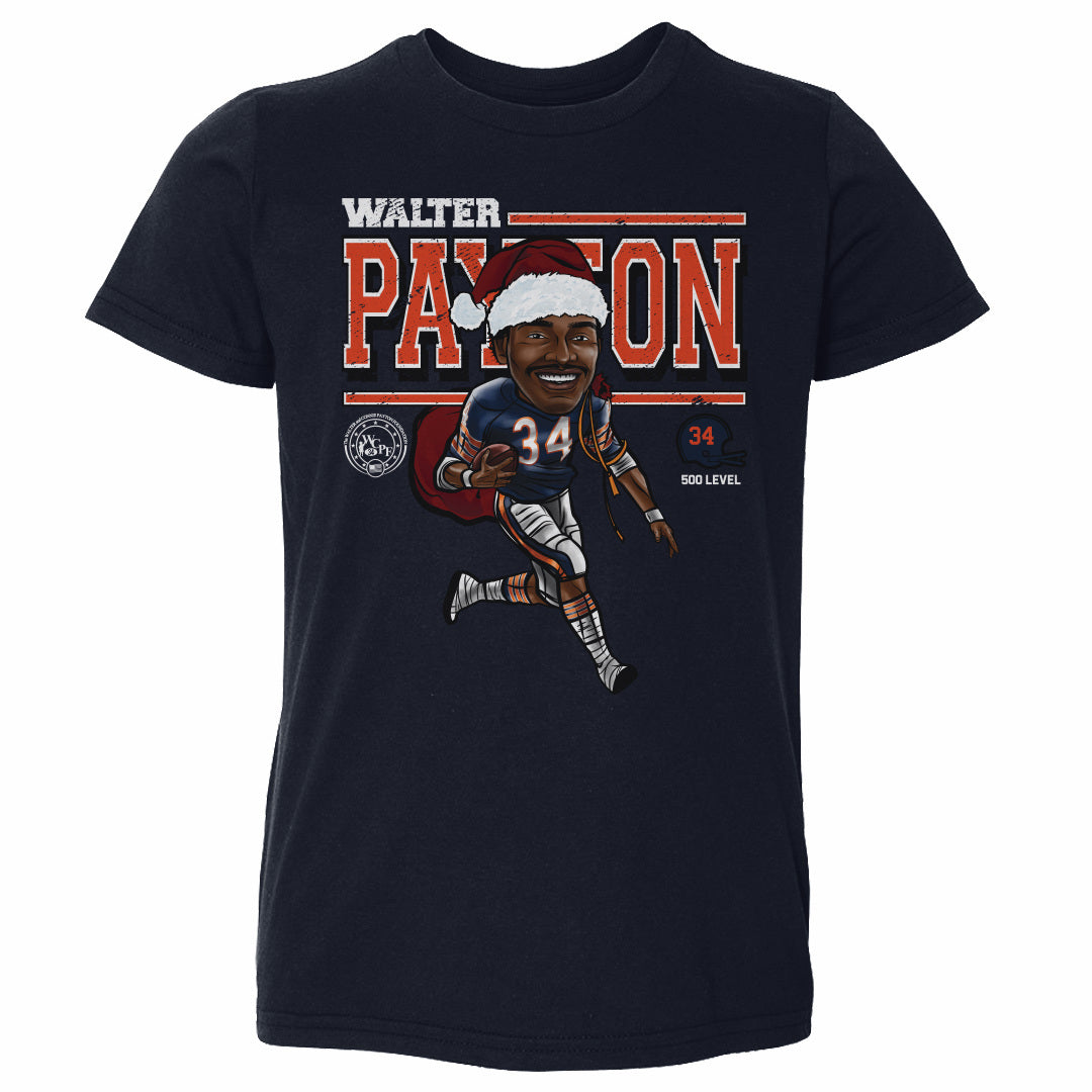 Walter Payton Chicago Cartoon Santa Hat WHT