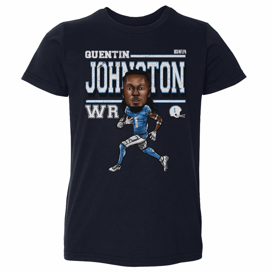Quentin Johnston Los Angeles C Cartoon WHT