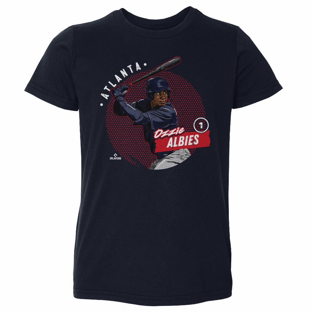 Ozzie Albies Atlanta Dots WHT