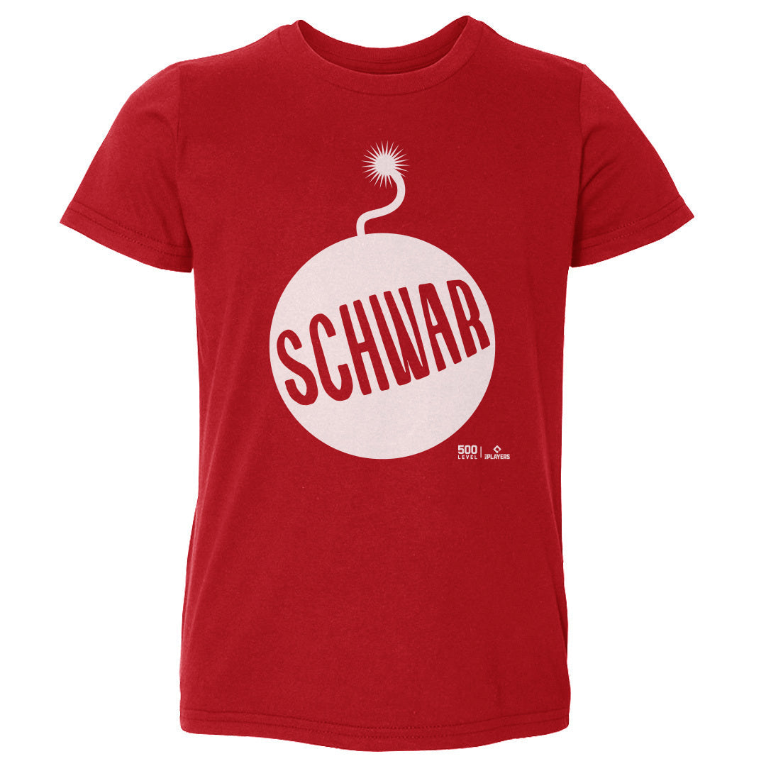 Kyle Schwarber Philadelphia Schwarbomb Vector WHT
