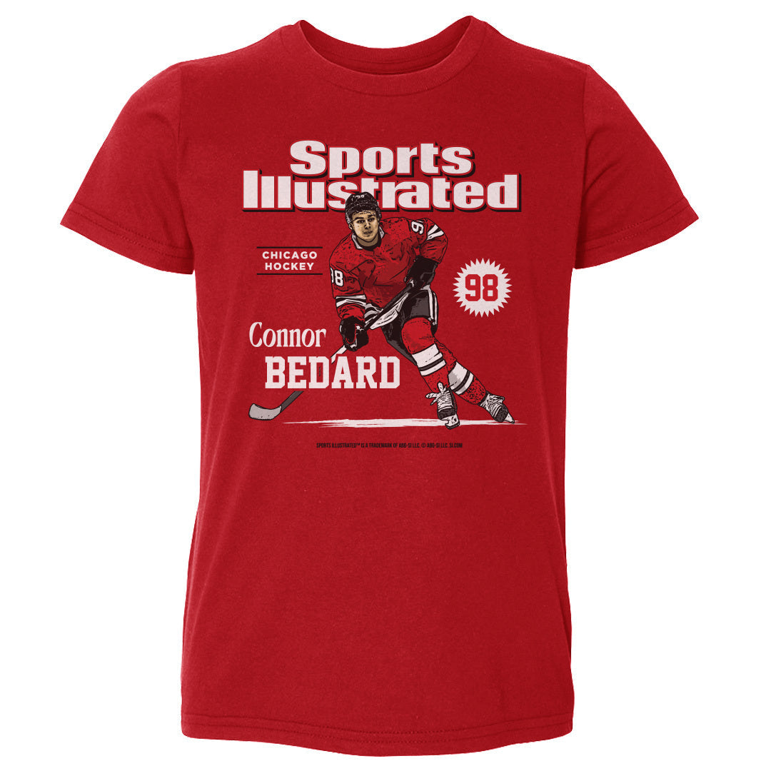 Connor Bedard Sports Illustrated & Chicago Card WHT