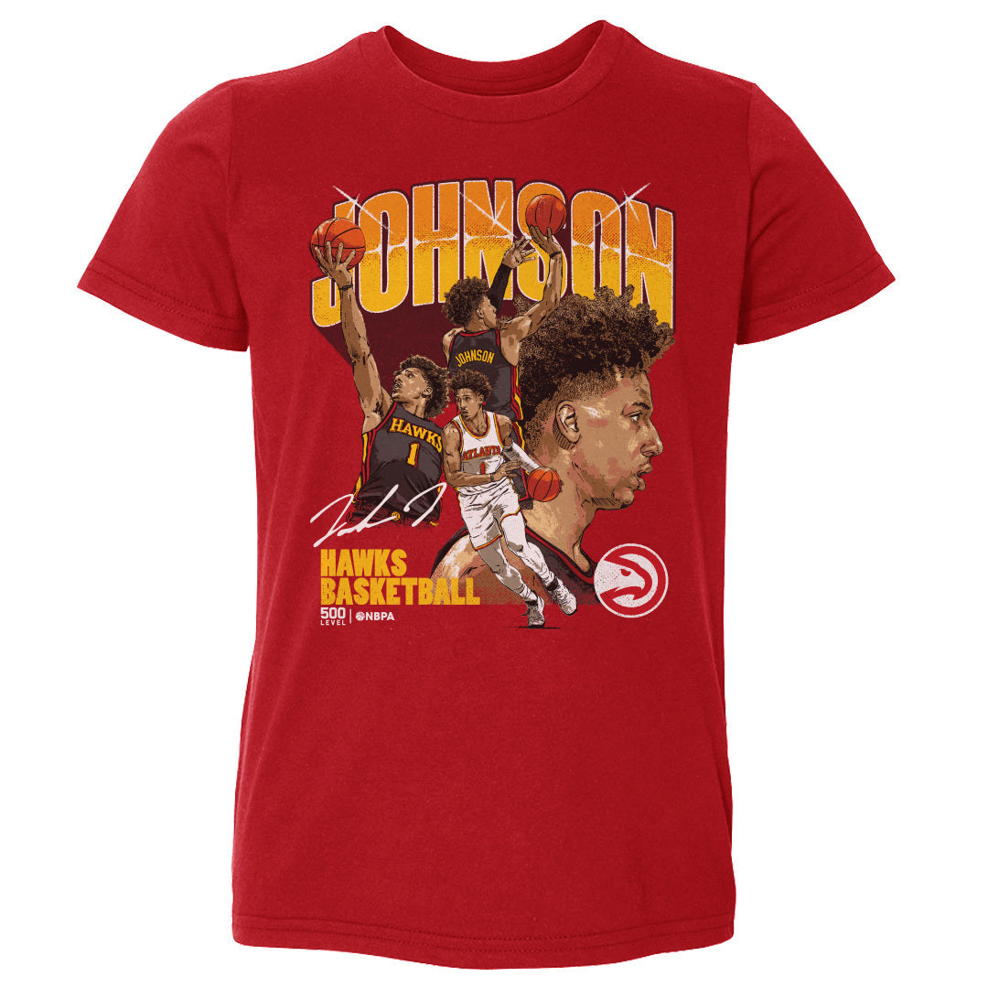 Jalen Johnson Atlanta Hawks Collage WHT