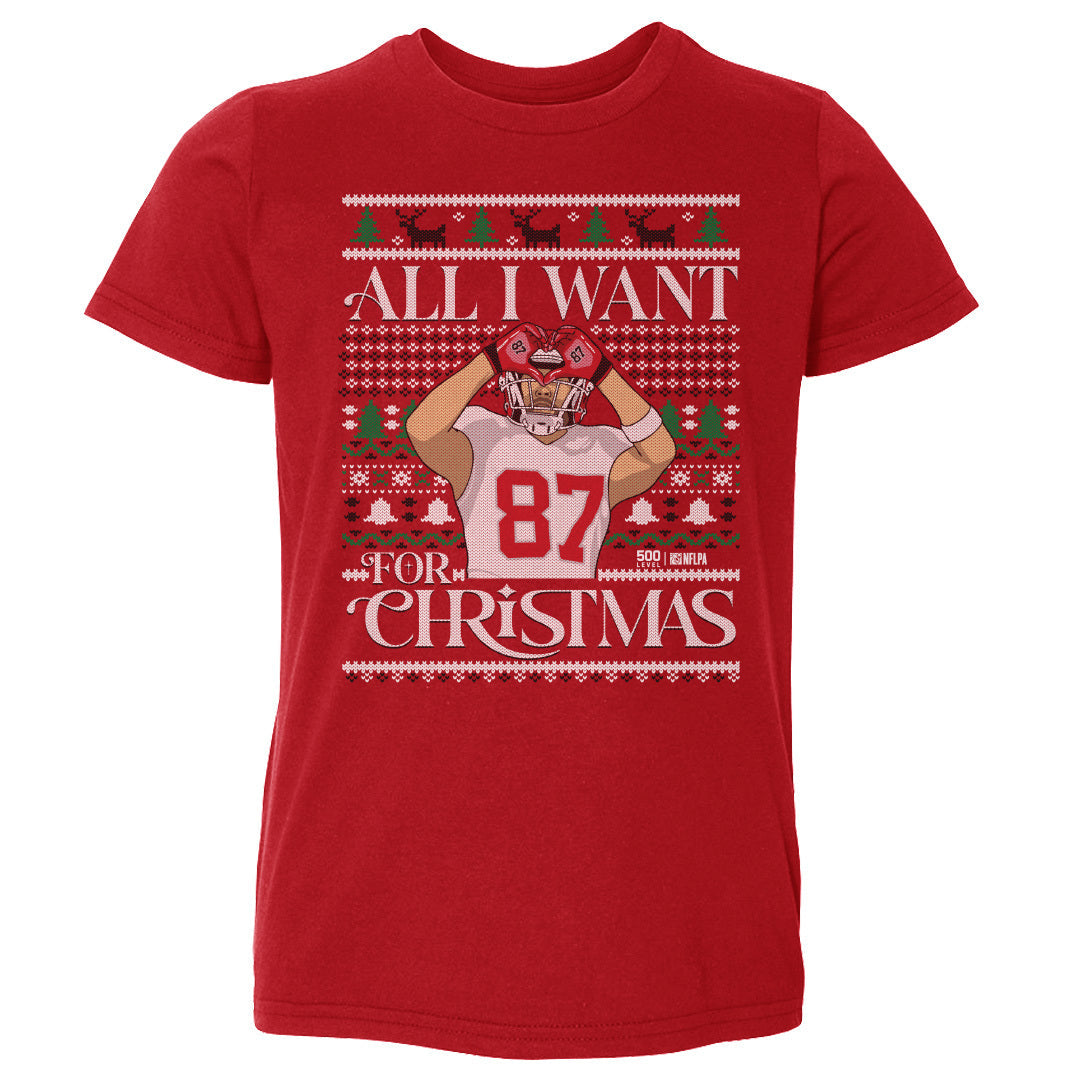 Travis Kelce Kansas City Ugly Sweater WHT
