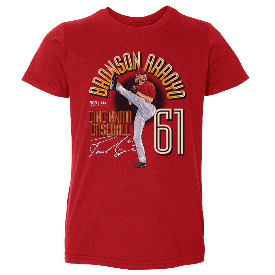 Bronson Arroyo Cincinnati Name Arc WHT