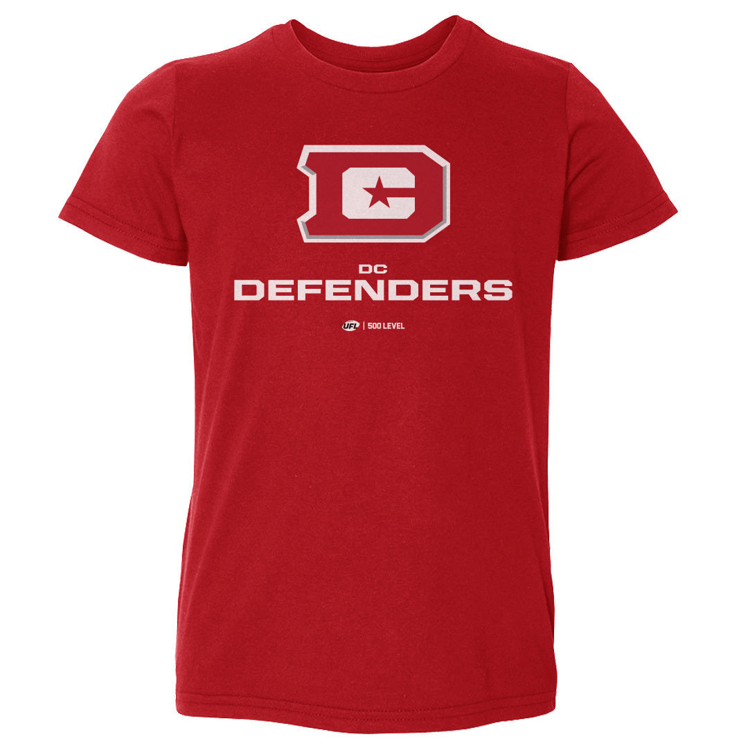 DC Defenders Primary Logo WHT