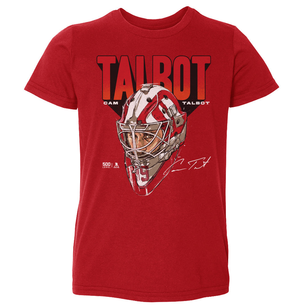 Cam Talbot Detroit Goalie Mask WHT