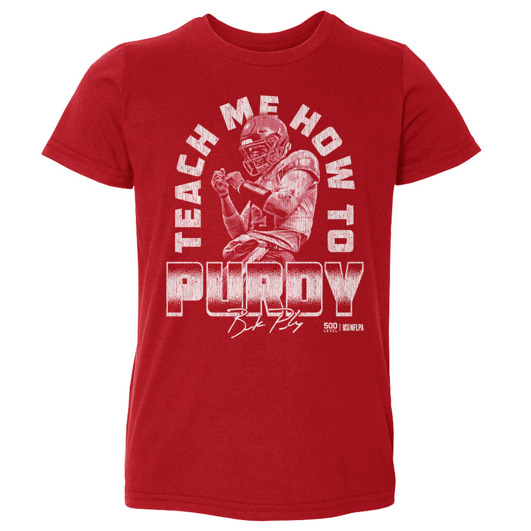 Brock Purdy San Francisco Teach Me How To Purdy WHT
