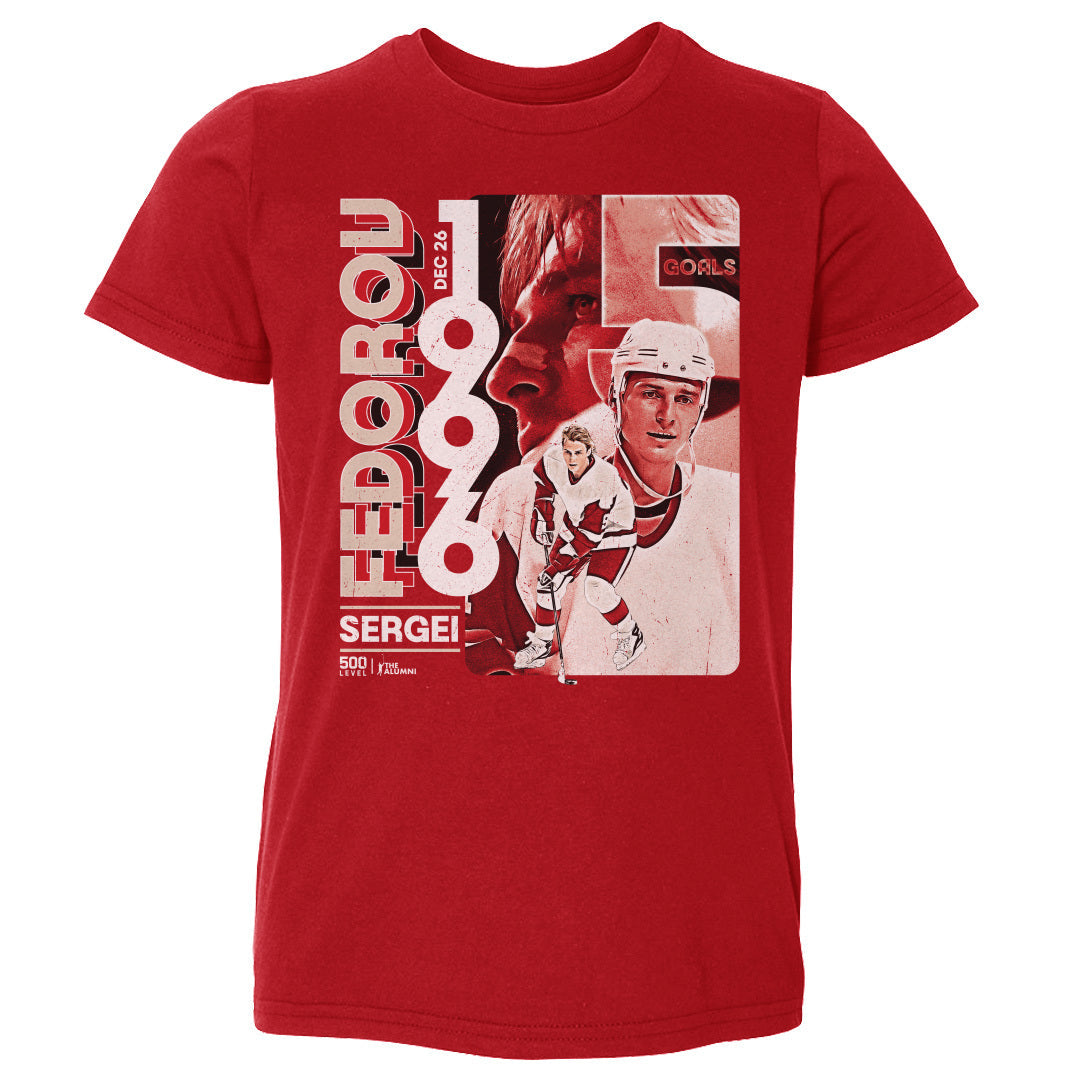 Sergei Fedorov Detroit 5 Goal Game 1996 WHT