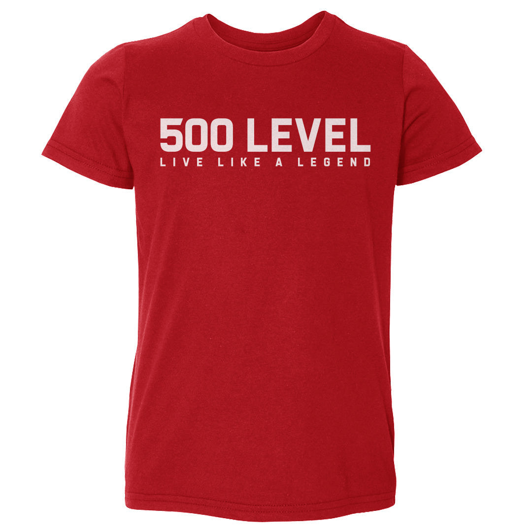 500 LEVEL Wordmark WHT