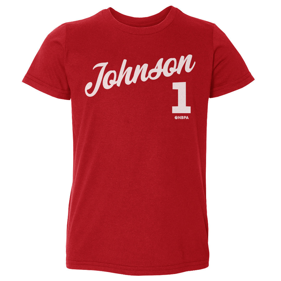Jalen Johnson Atlanta Script WHT