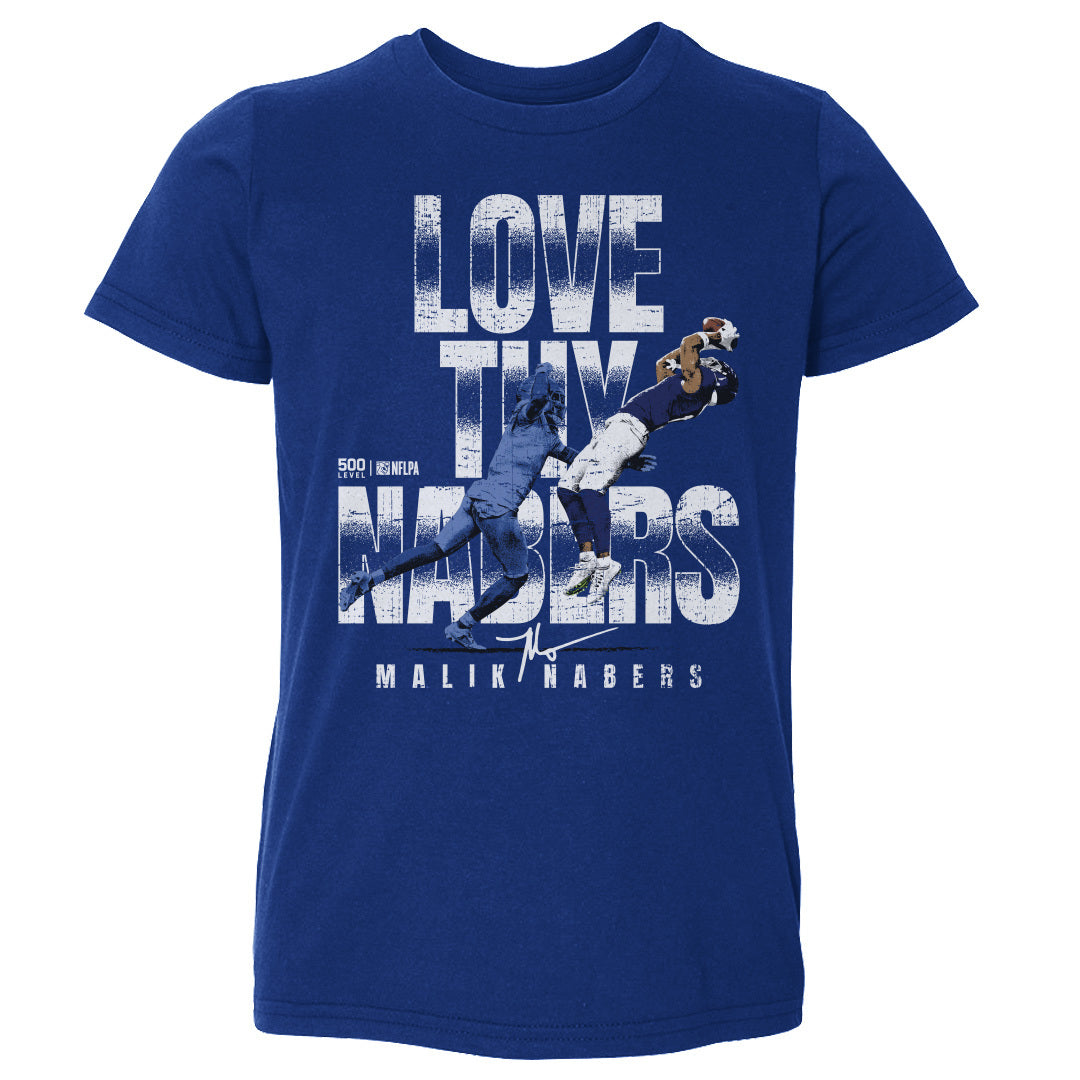 Malik Nabers New York G Love Thy Nabers WHT