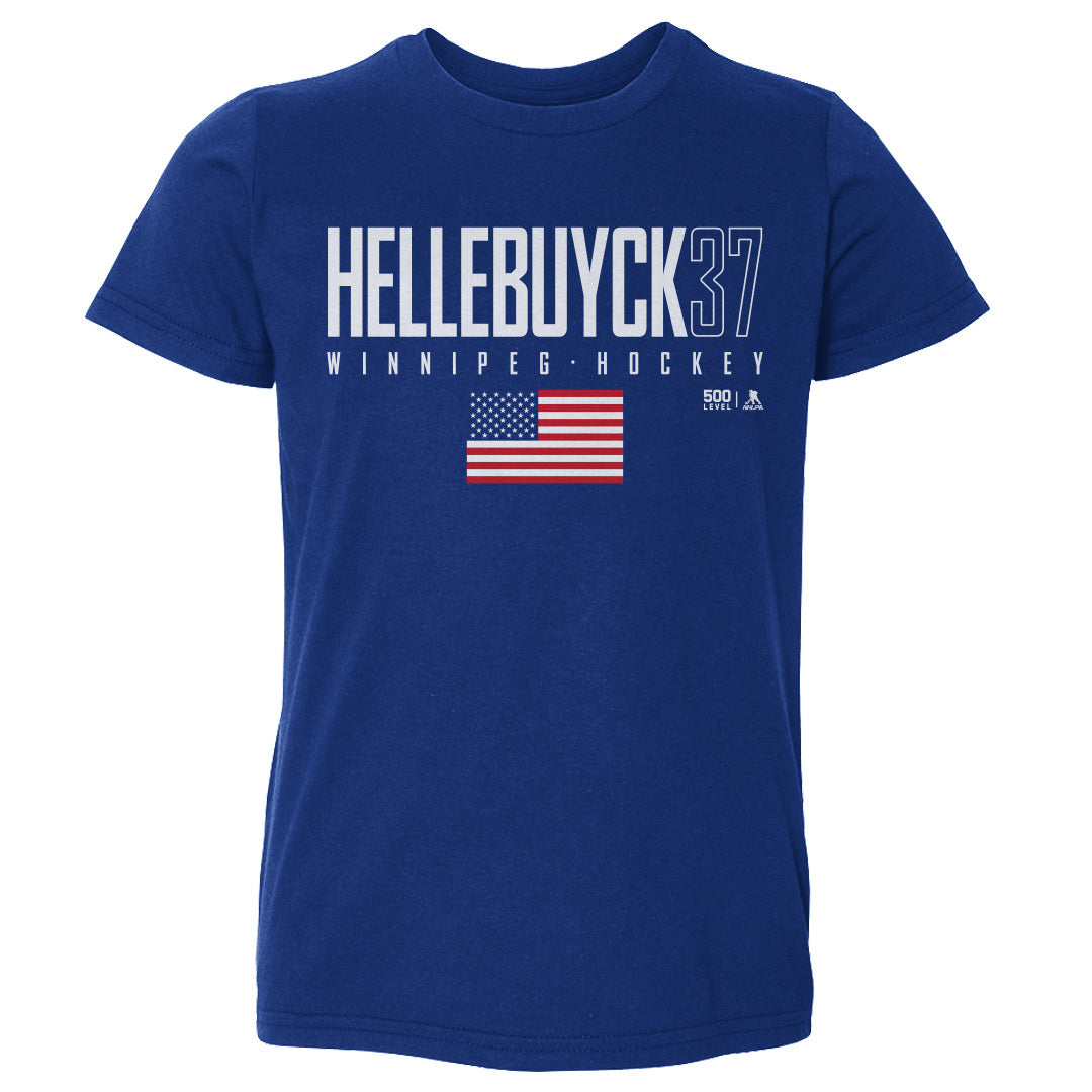 Connor Hellebuyck Winnipeg USA Elite WHT