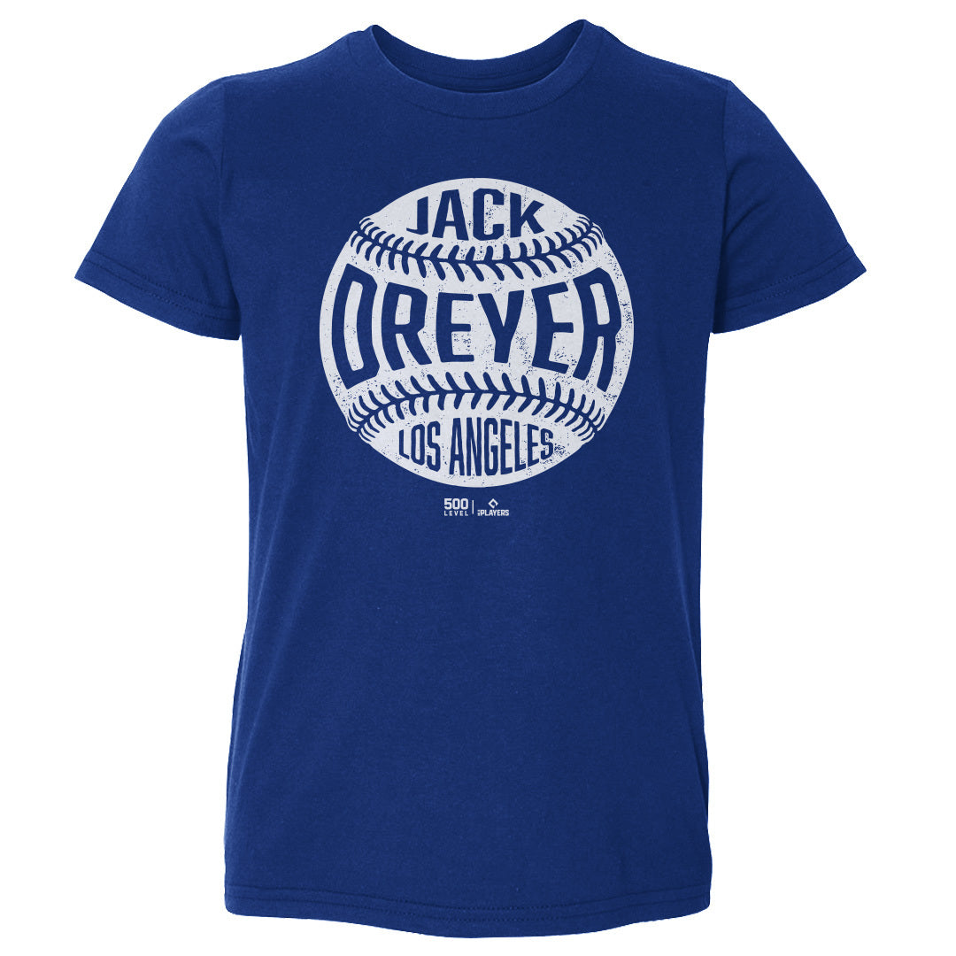 Jack Dreyer Los Angeles D Vintage Baseball WHT