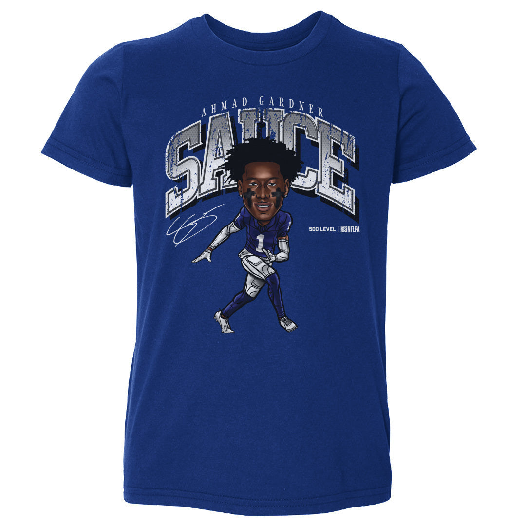 Sauce Gardner Indianapolis Cartoon WHT