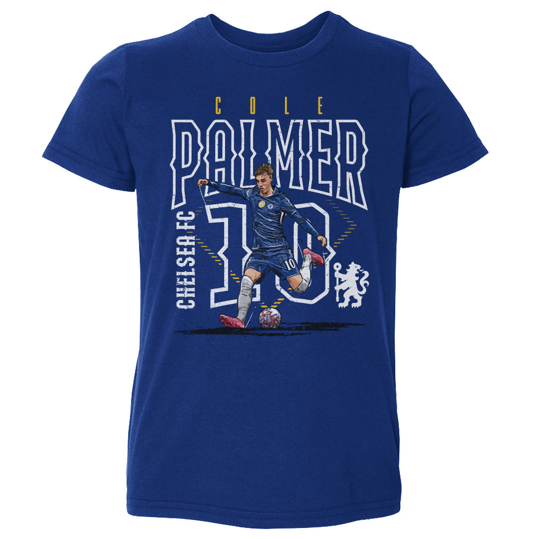 Cole Palmer Chelsea FC Outline Number WHT