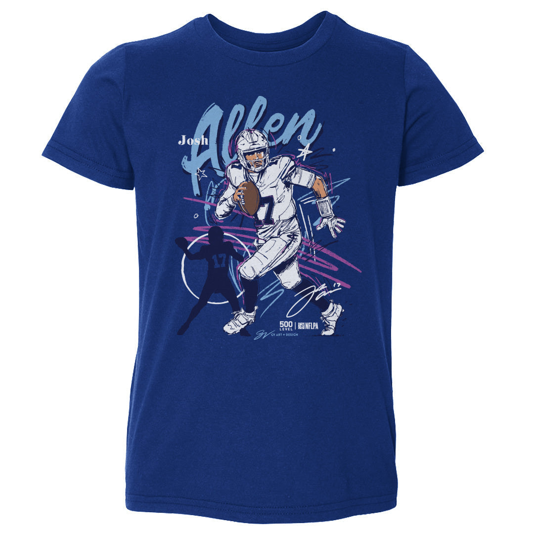 Josh Allen Buffalo Scribble WHT