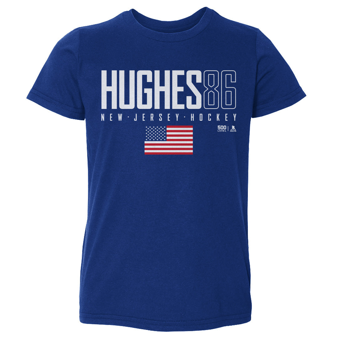Jack Hughes New Jersey USA Elite WHT