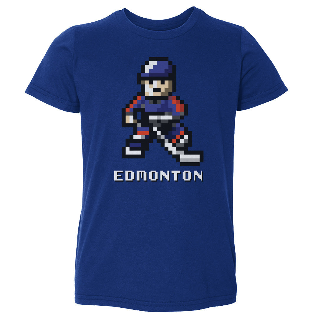 Edmonton Hockey 8-bit WHT