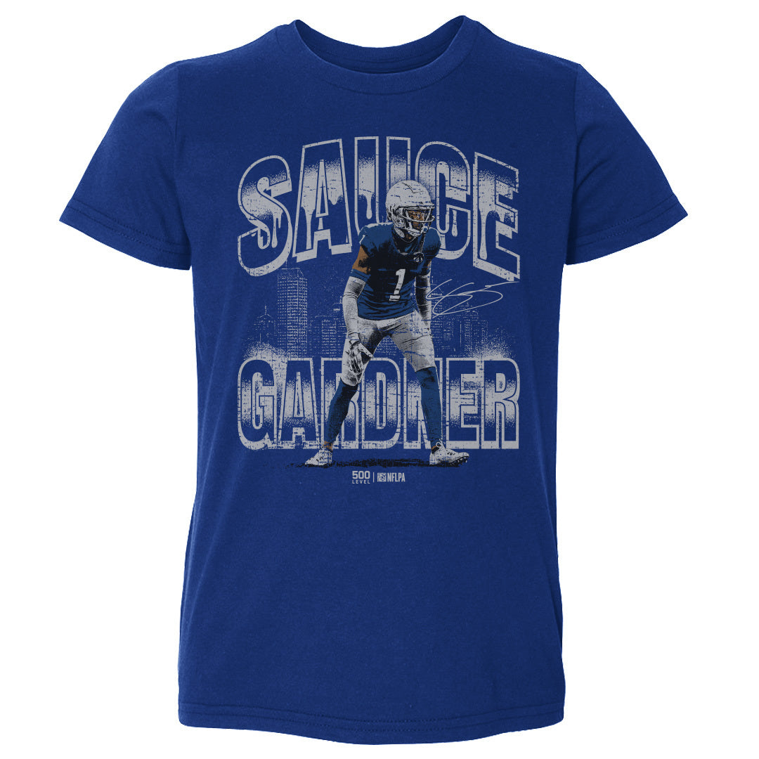 Sauce Gardner Indianapolis Skyline WHT