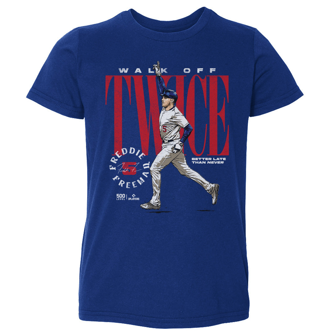 Freddie Freeman Los Angeles D Walk Off Twice WHT